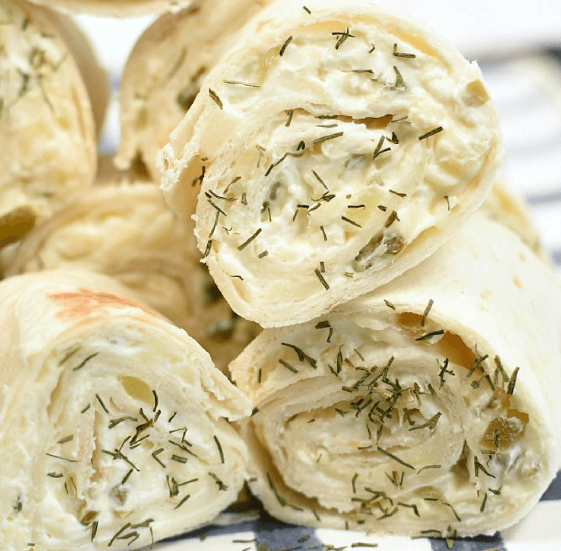 Fantastic Fall Recipes Dill Pickle Roll Ups Image